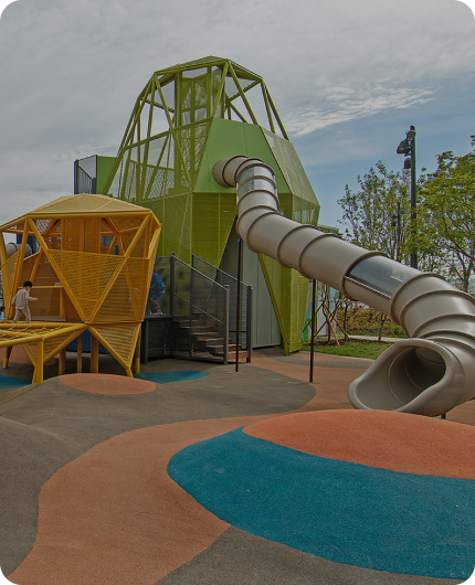 어린이놀이터&펫파크 전경 모습