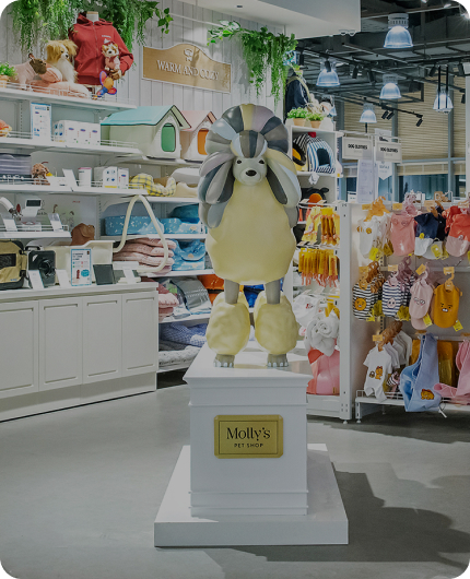 몰리스 펫샵 매장 모습