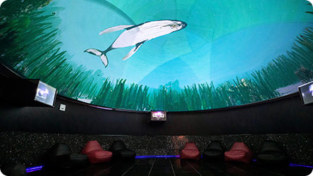 아쿠아필드 미디어아트룸 모습