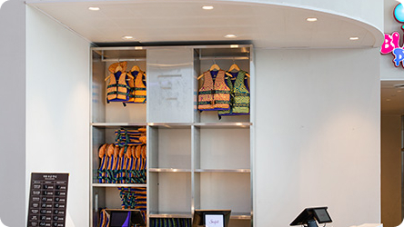 아쿠아필드 파동석룸 모습