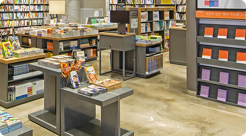북타운의 가족 중심 독서공간 모습