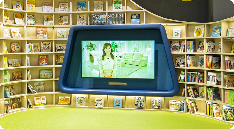 별마당 키즈 미디어 콘텐츠 모습