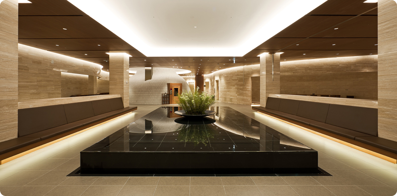 아쿠아필드 내부 전경