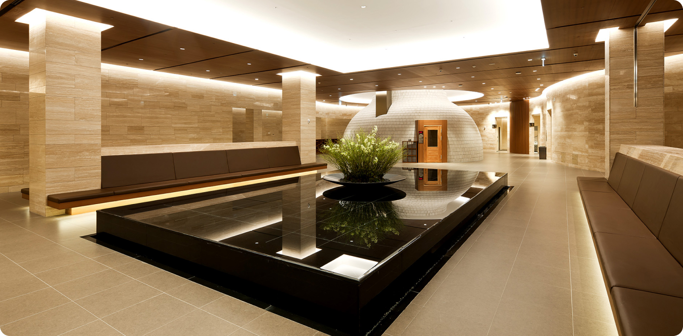 아쿠아필드 내부시설 전경