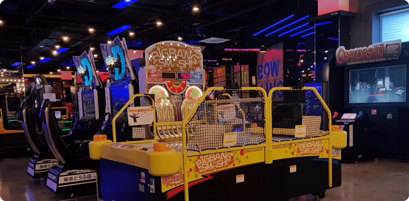 펀시티 농구게임 및 체험게임기기 모습