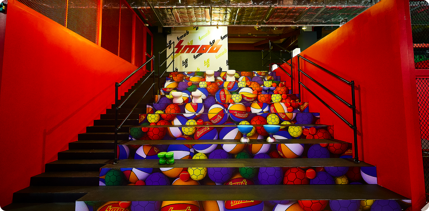 스몹 농구장 객석 모습