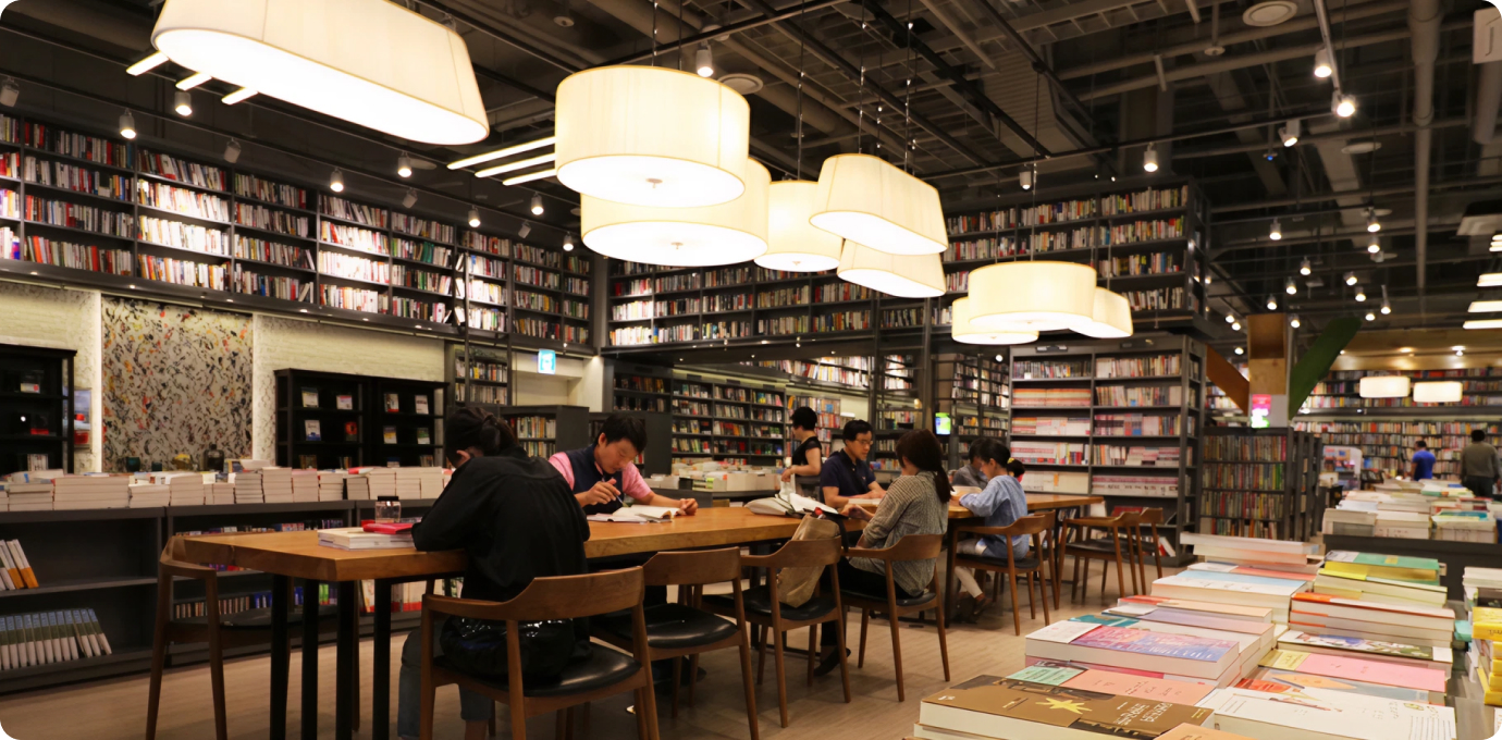 영풍문고 가족들을 위한 키즈 공간