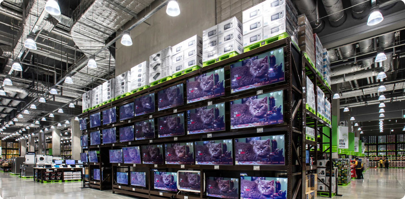 트레이더스 내부의 베이커리 모습