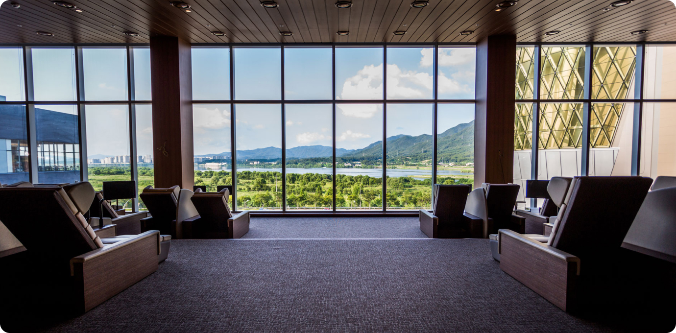 아쿠아필드 내부 의자