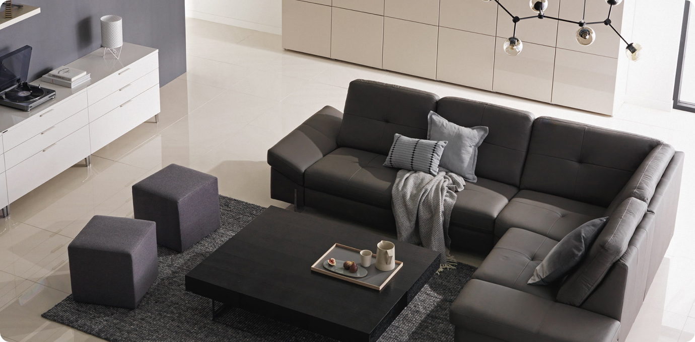 한샘 리빙 존 세팅 모습