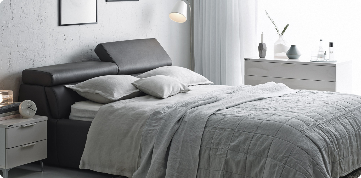 한샘 침실 세팅 모습