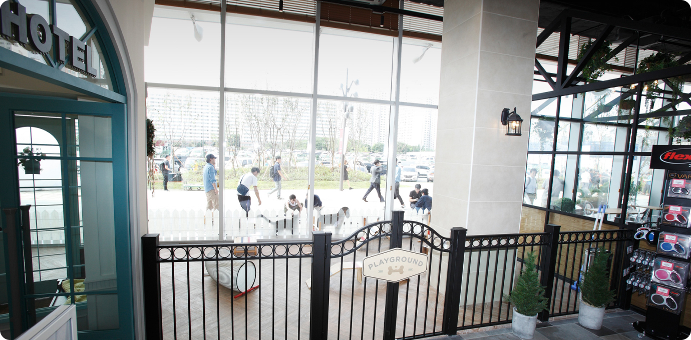 몰리스펫샵 매장 내부 모습