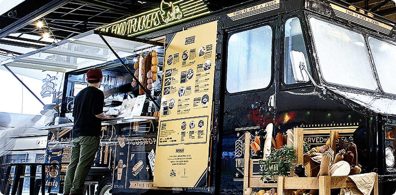 푸드 트럭 모습