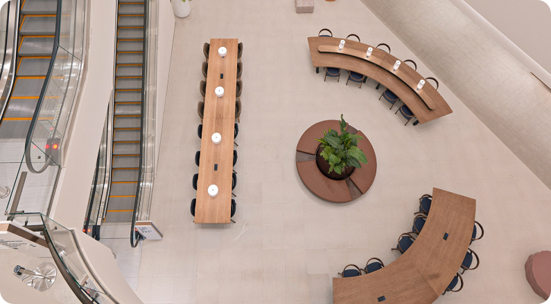 시티 라운지 내 커뮤니키 공간 모습