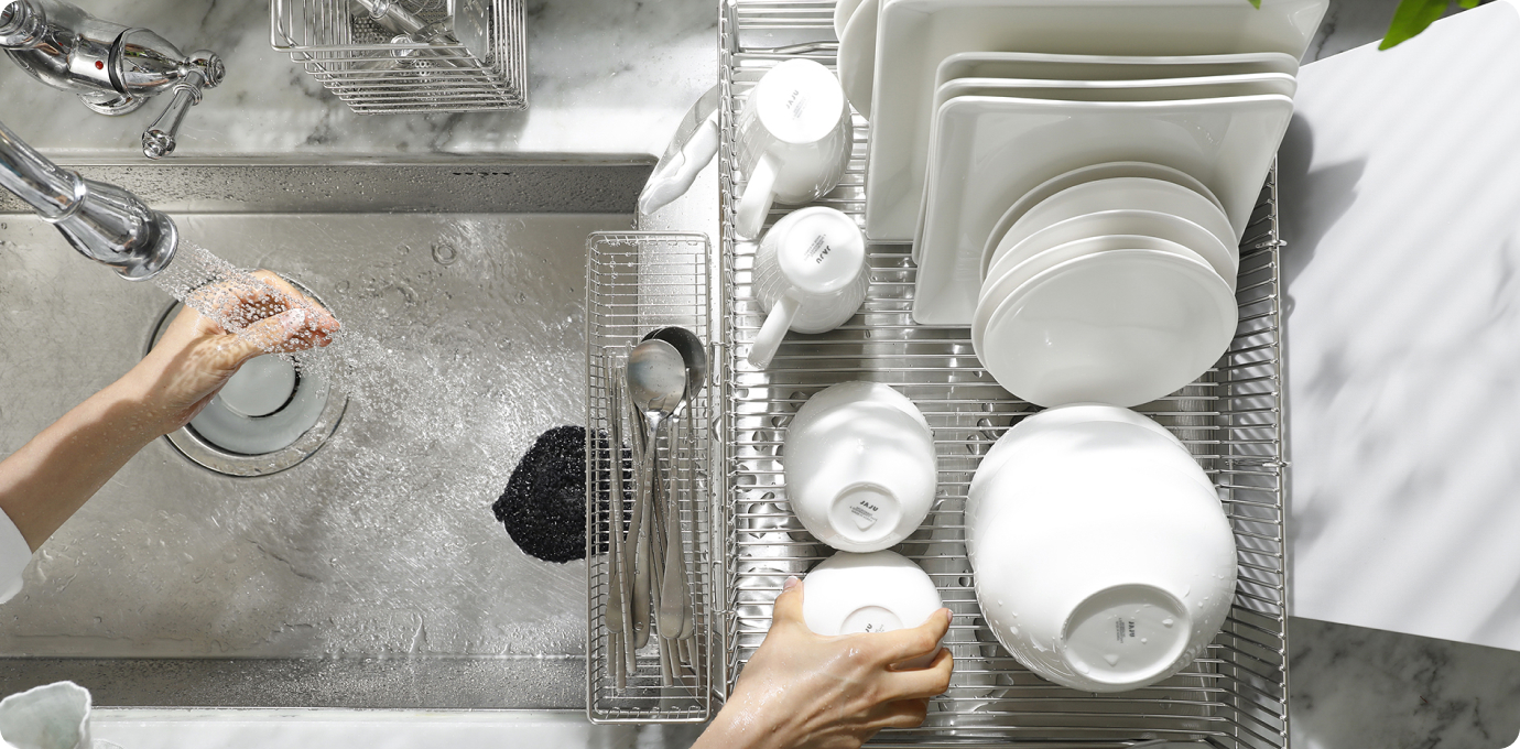 자주의 싱크대 모습