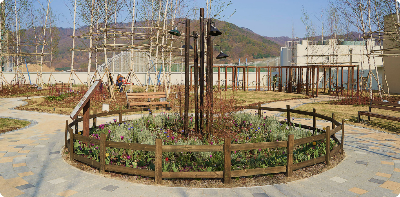 스타가든 입구 측면 모습