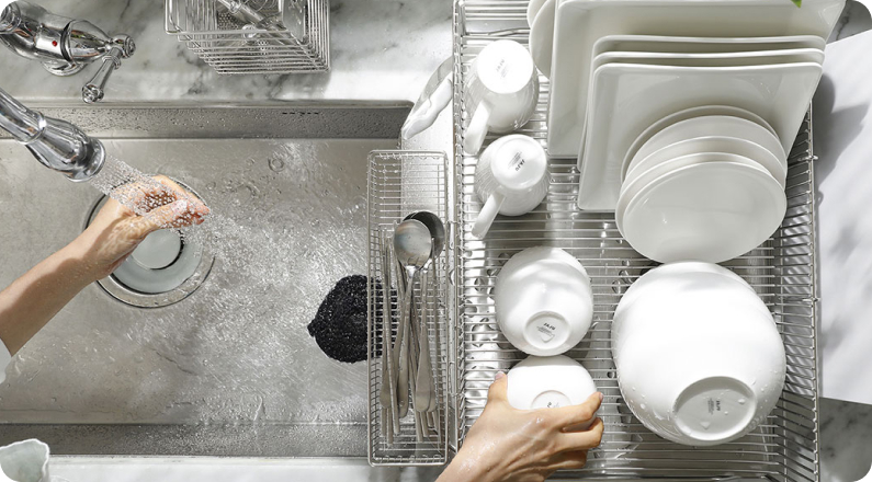 자주의 싱크대 모습