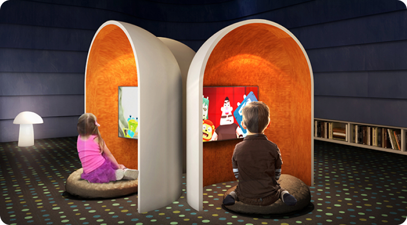 별마당 키즈 DAY ZONE (독서라운지, 꼬마동굴) 예시 이미지