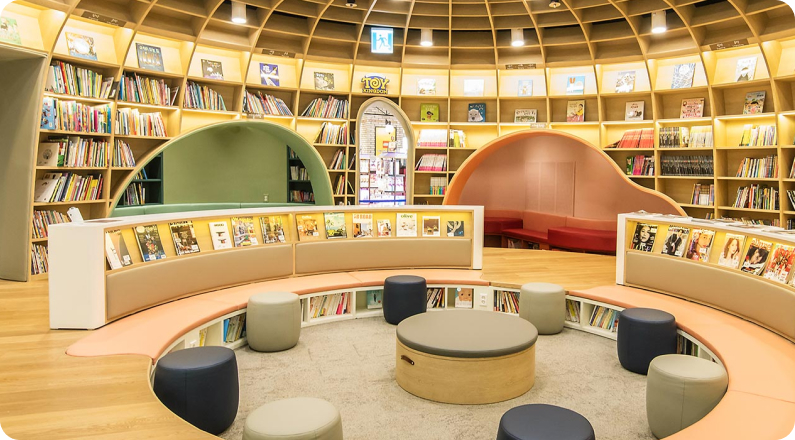 별마당 키즈 S.I.Q 테스트존, 영재존 모습